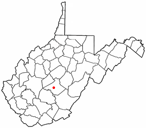 Location of Summersville, West Virginia