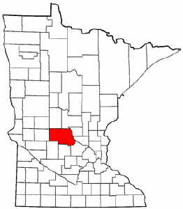 Image:Map of Minnesota highlighting Stearns County.png