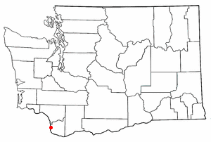 Location of Ridgefield, Washington