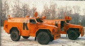 the K Foundation Saracen armoured cars