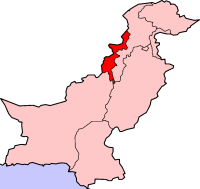 Tribal Areas highlighted