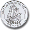 1 East Caribbean Dollar coin