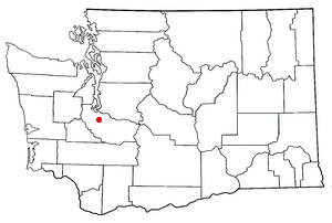 Location of Frederickson, Washington