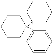 Chemical structure of PCP. (Image in the PD)