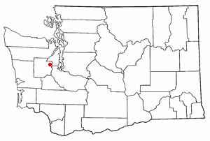 Location of Allyn-Grapeview, Washington