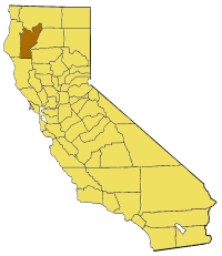 Image:California map showing Trinity County.png