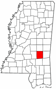 Image:Map of Mississippi highlighting Jasper County.png