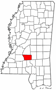 Image:Map of Mississippi highlighting Simpson County.png
