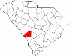 Image:Map of South Carolina highlighting Barnwell County.png