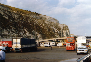 White Cliffs above Dover Harbour, ca. 1980