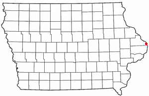 Location of Sabula, Iowa