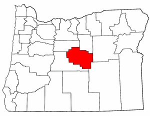 Image:Map of Oregon highlighting Crook County.png