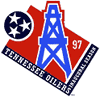 Tennessee Oilers Inaugural Season logo (1997)