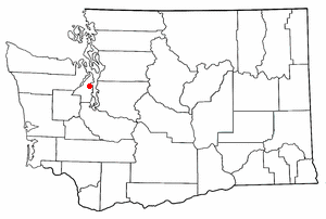 Location of Tracyton, Washington