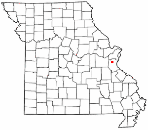 Location of Scotsdale, Missouri