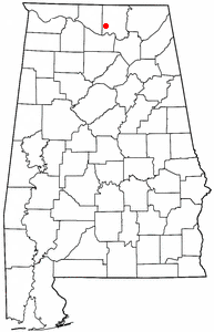 Location of Madison, Alabama