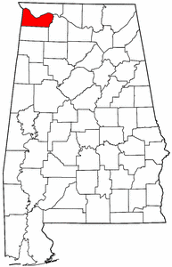 Image:Map of Alabama highlighting Colbert County.png