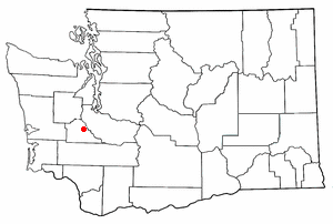 Location of Nisqually Indian Community, Washington