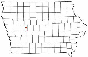 Location of Glidden, Iowa