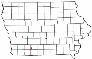 Location of Kent, Iowa