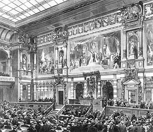 The opening of the German parliament in 1894