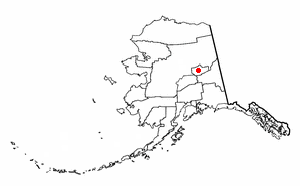 Location of Two Rivers, Alaska