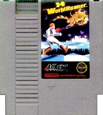 3-D Worldrunner NES cartridge