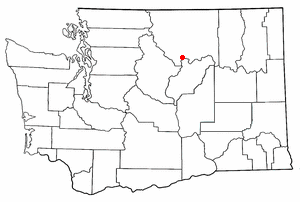Location of Pateros, Washington