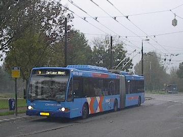 An  trolleybus in 