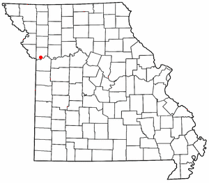Location of Avondale, Missouri