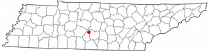 Location of Chapel Hill, Tennessee
