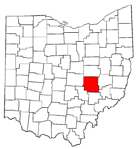 Image:Map of Ohio highlighting Muskingum County.png