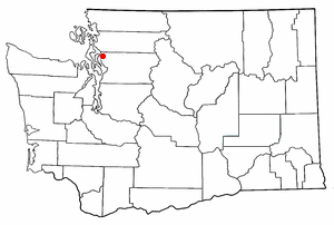 Location of North Stanwood, Washington