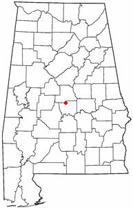 Location of Billingsley, Alabama