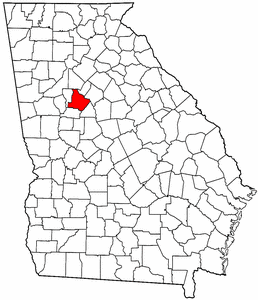 Image:Map of Georgia highlighting Henry County.png