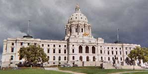 The Minnesota State Capitol in Saint Paul