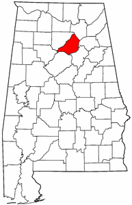 Image:Map of Alabama highlighting Blount County.png