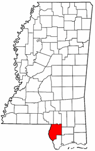 Image:Map of Mississippi highlighting Pearl River County.png