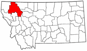 Image:Map of Montana highlighting Flathead County.png