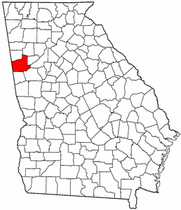 Image:Map of Georgia highlighting Carroll County.png