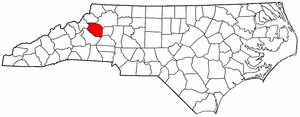 Image:Map of North Carolina highlighting Caldwell County.png