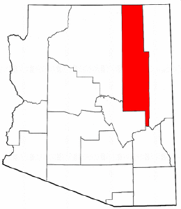 Image:Map of Arizona highlighting Navajo County.png