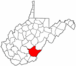 Image:Map of West Virginia highlighting Greenbrier County.png