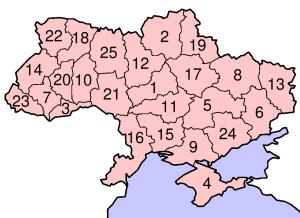 Oblasts of Ukraine