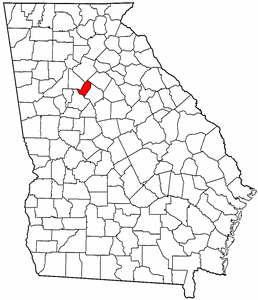 Image:Map of Georgia highlighting Rockdale County.png