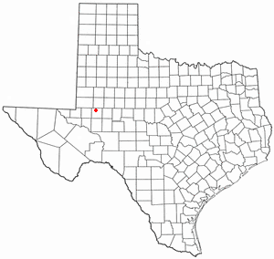 Location of Midland, Texas