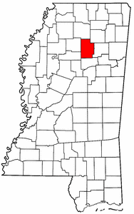 Image:Map of Mississippi highlighting Calhoun County.png