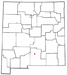 Location of Alamogordo, New Mexico