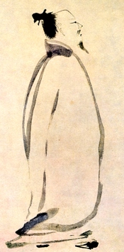 Li Bai Chanting a Poem by  (13th century)