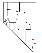 Location of Moapa Town, Nevada
